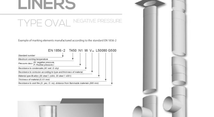 thumbnail of 2 Negative pressure chimney liners type OVAL