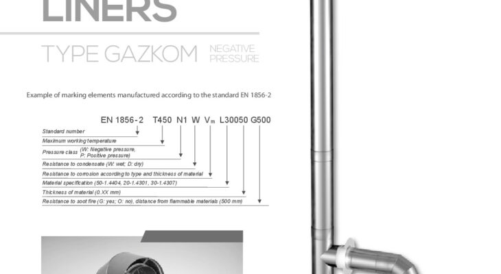 thumbnail of 3 Negative pressure chimney liners type GAZKOM