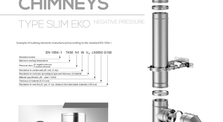thumbnail of 6 Negative pressure insulated chimneys type SLIM EKO