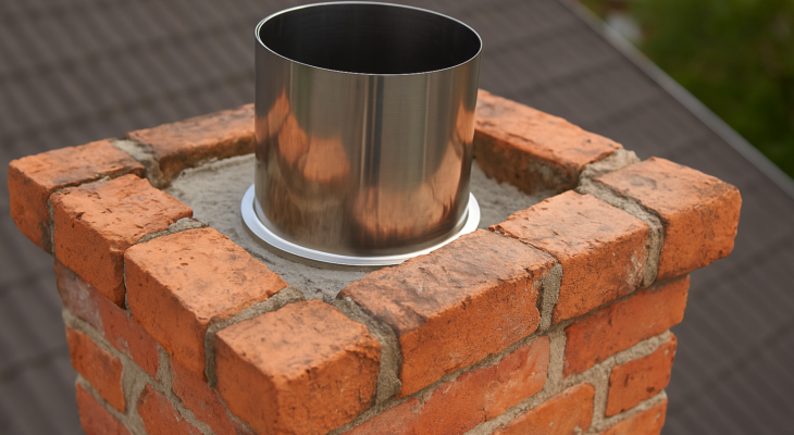 wkład do komina z cegły