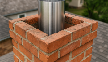 wkład do komina z cegły