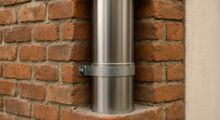 wkład do komina z cegły