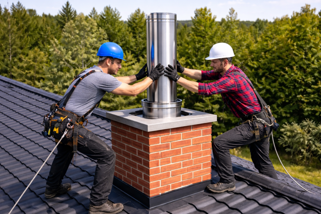 przedłużenie komina