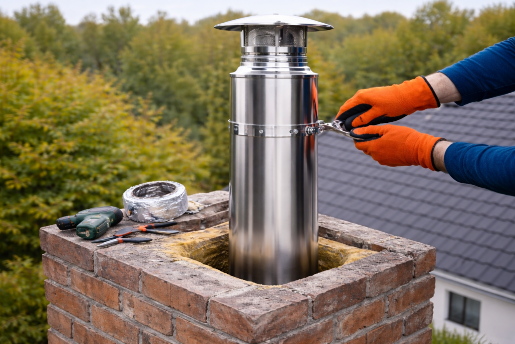 Przedłużenie komina