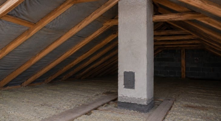 izolowanie kominów poddasze