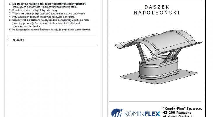 instrukcja montazu daszka napoleonskiego pdf