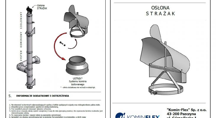 instrukcja montazu oslony STRAZAK pdf